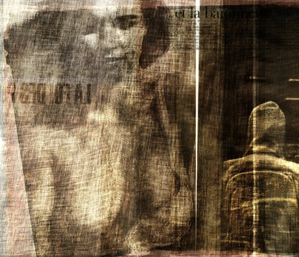 Surrealistic Portrait Giclee Print By Philippe Berthier, 28 X 24", Retour....., Original Artwork