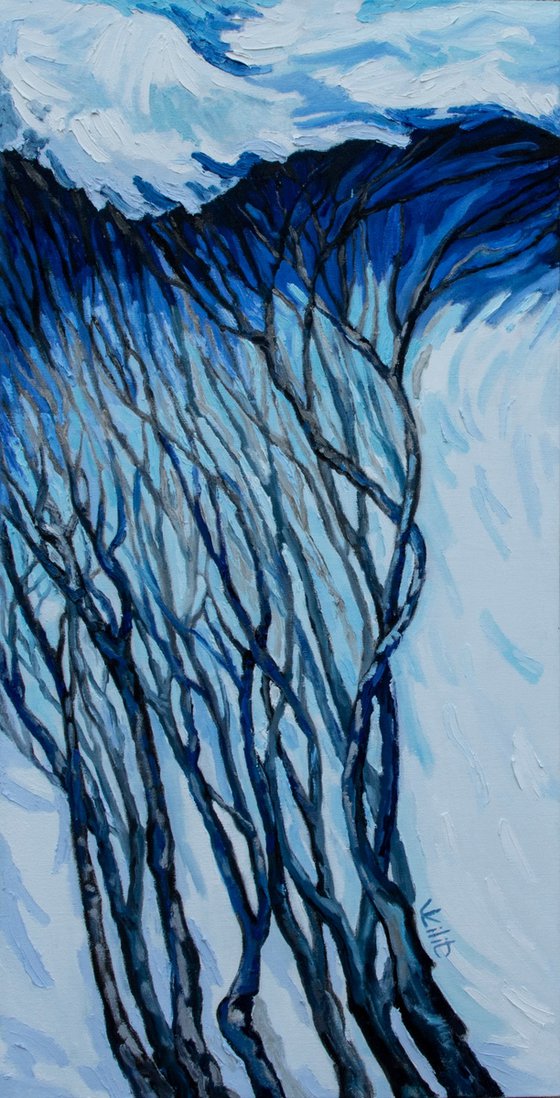 Trees in Blue