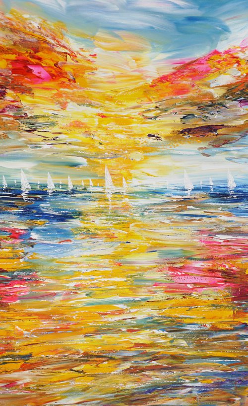 Seascape Sailing Impressions XL 15 by Peter Nottrott