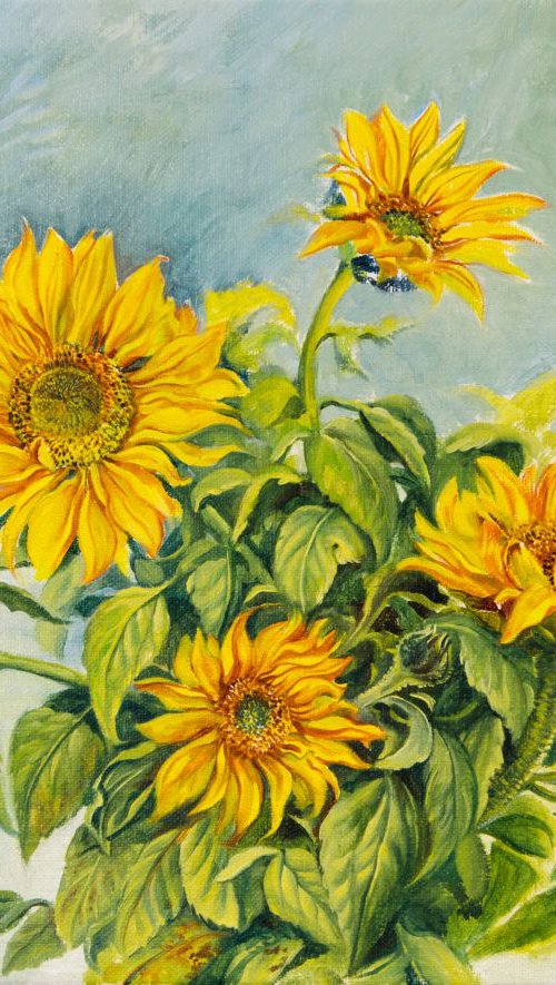 Sunflowers by Daria Galinski