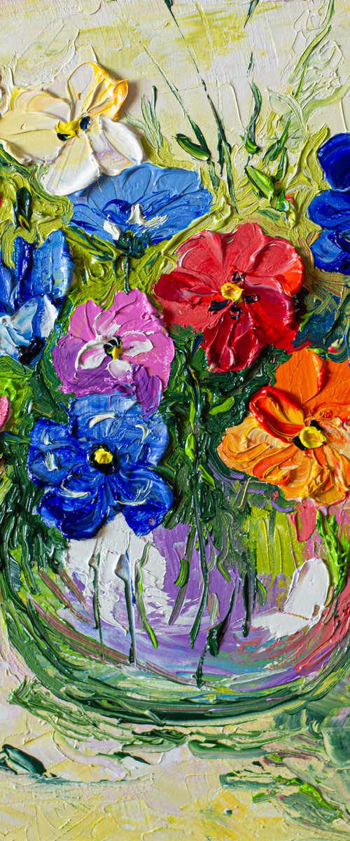 Pansy flowers by Vladyslav Durniev