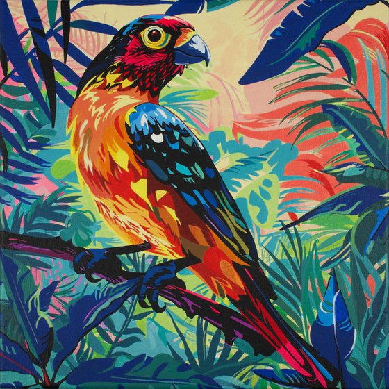 Bird in a rainforest III