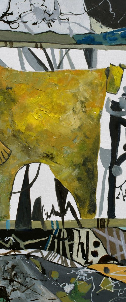 An abstract cow by Pol Henry Ledent