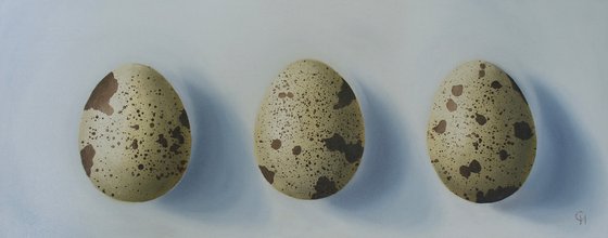 Three Quail Eggs