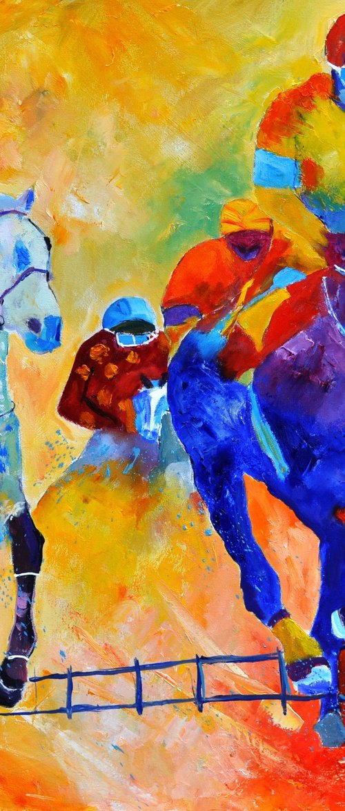 Horse race by Pol Henry Ledent