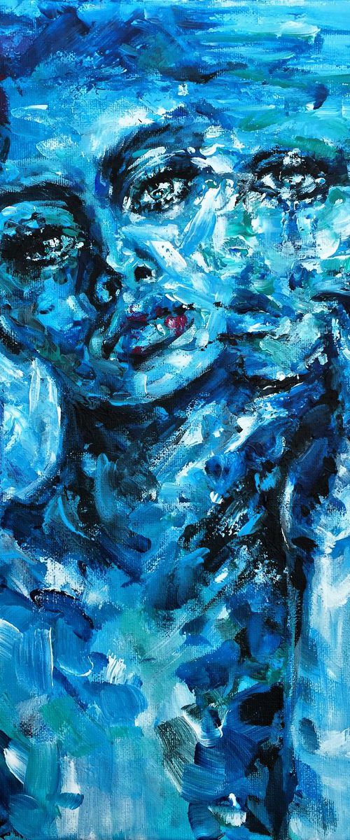 Shades of Blue by Doriana Popa