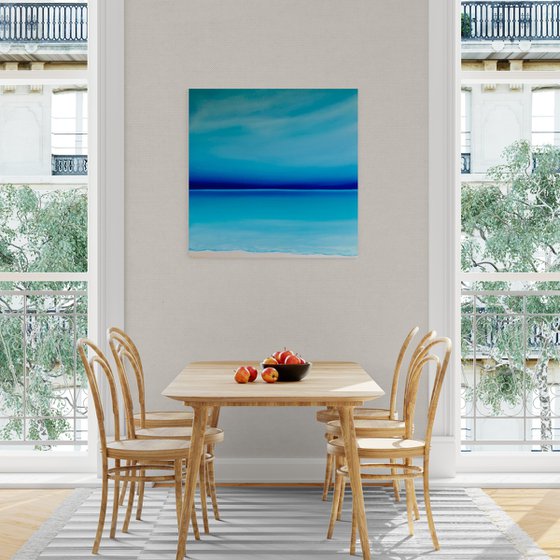 Summer - ocean, waves, skyline