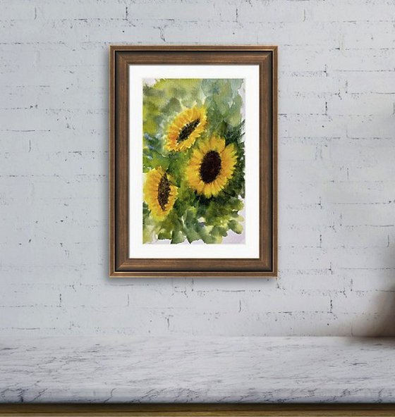 Sunflowers Inspired by Van Gogh