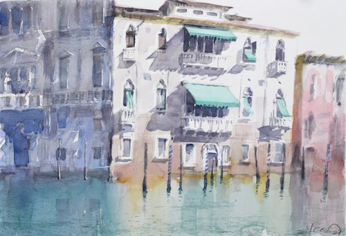 House in Venice by Goran Žigolić Watercolors