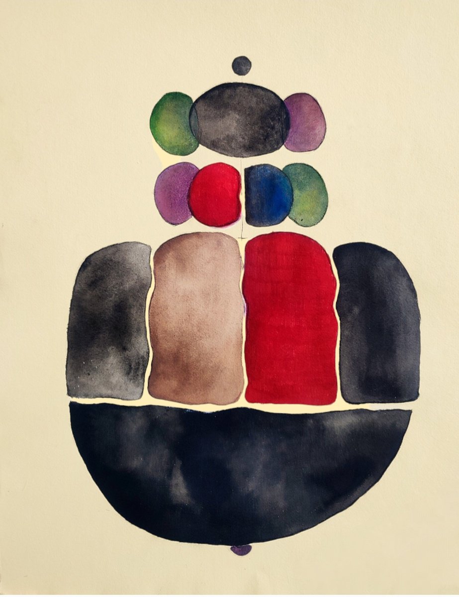 Abstract Painting By Kira K. Sadian, 20 X 24", Menina 9, Original Artwork