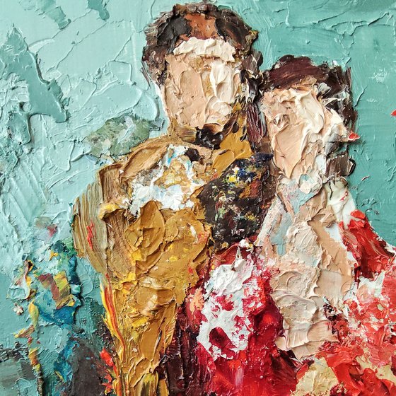 Abstract figure, couple