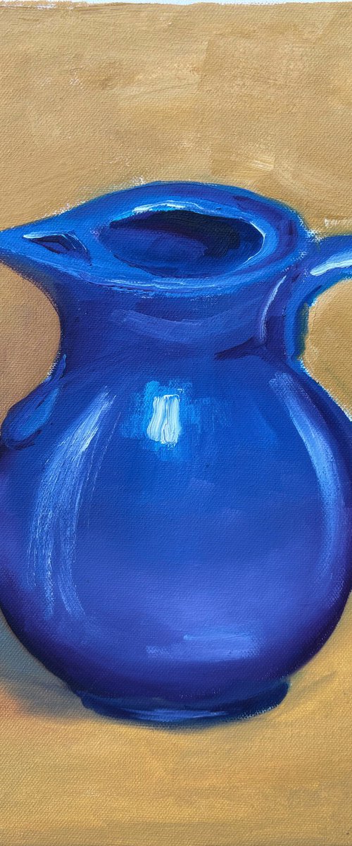 Still life with the blue jug by Dmitry Fedorov