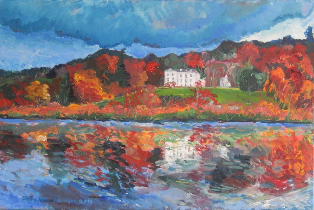 Loch Clunie, Perthshire, Autumn by Stephen Howard Harrison