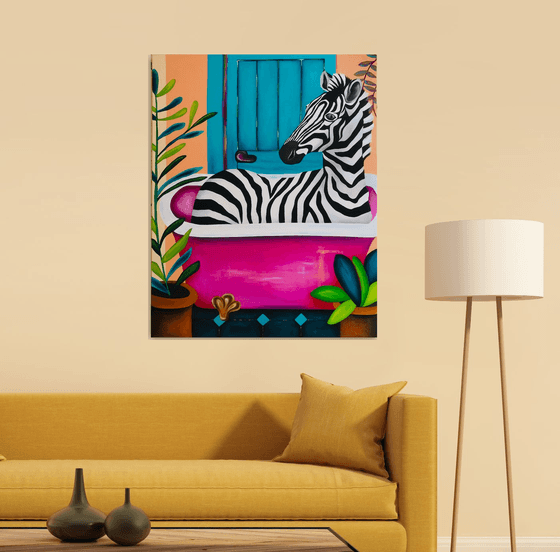ZeBrA iN tHe BaTh