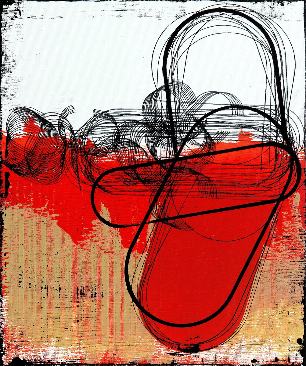 Expressive Painting , Entropy Zone 12. By Petr Strnad, 10 X 12, Artwork For Sale On Artfinder