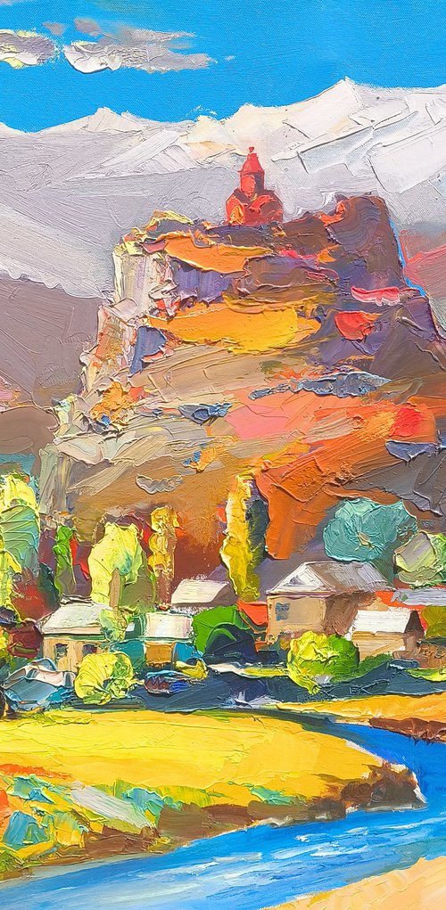 Village by the River by Hayk Miqayelyan