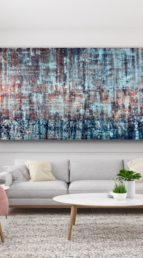 Encrypted (XL 98x52in) by Robert  Tillberg