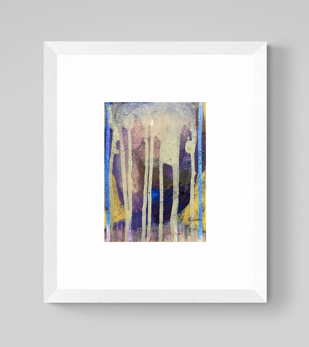 Abstracted Face Series 2 By Gela Mikava, 13 X 16, Artwork For Sale On Artfinder