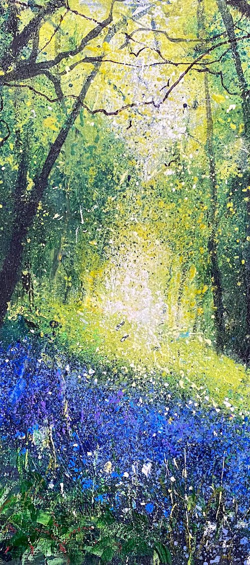 First Bluebells by Teresa Tanner