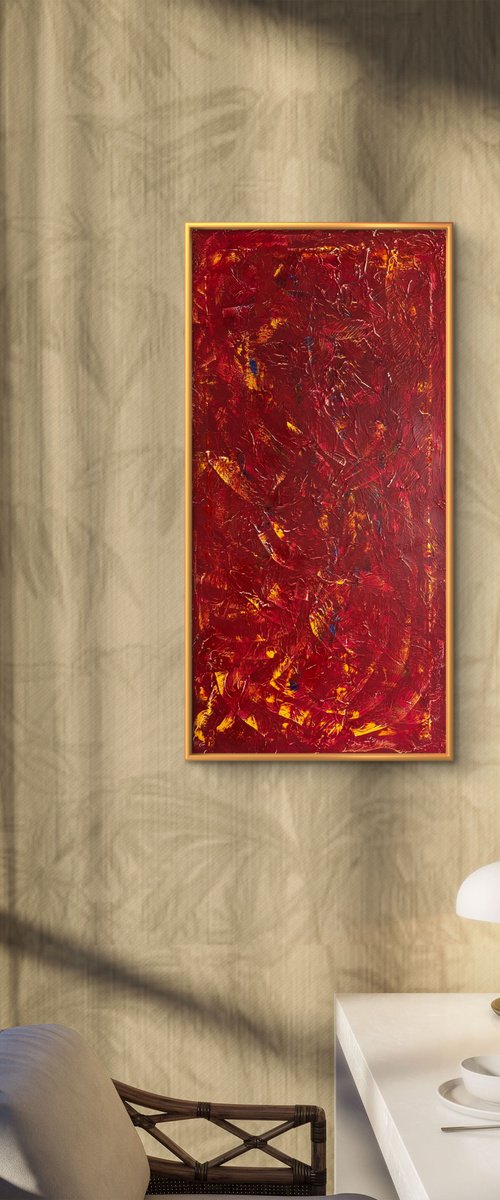 Ember State 50x100x2 cm by Exclusive Arts
