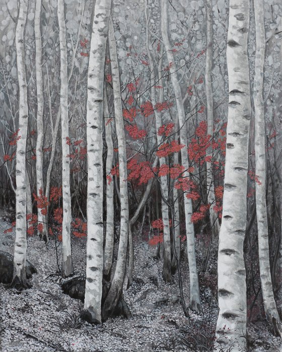 birch forest ( Original )