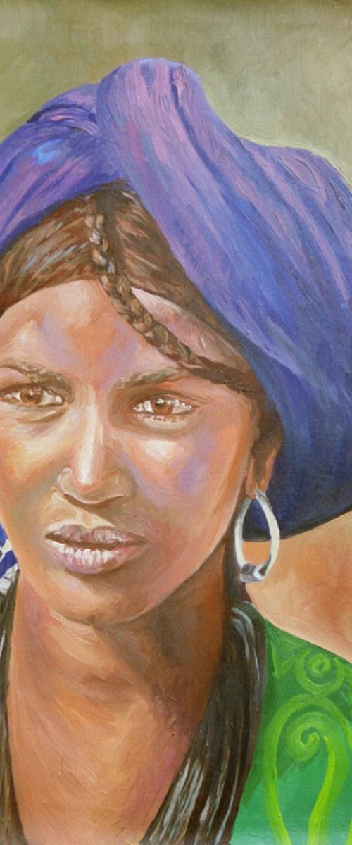 Tuareg woman by Vivien Choumissa