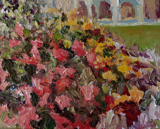 Garden With Roses