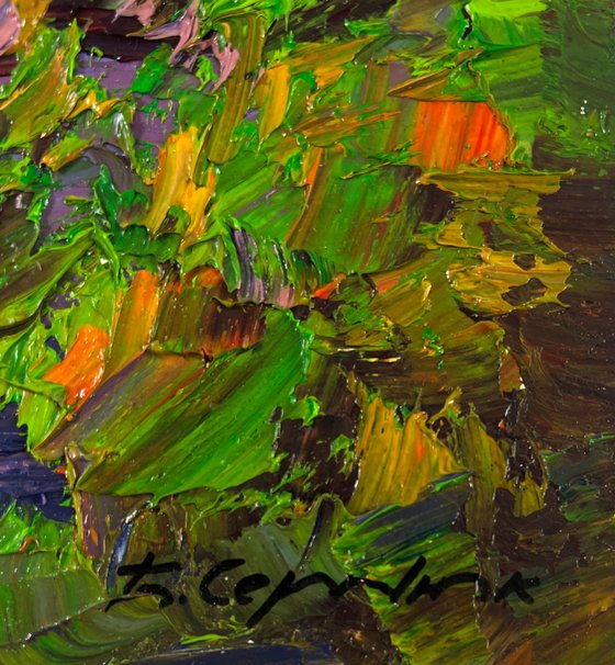 Autumn Colors in Warm Evening Light