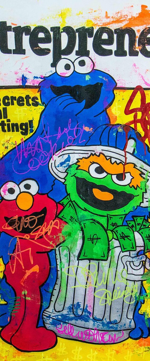 The Secrets of Viral Marketing Sesame Street by Carlos Pun Art