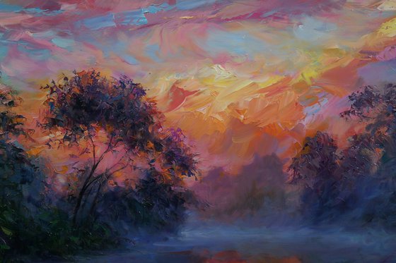 "Sunset on the River"