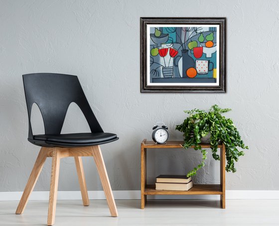Still Life and Oranges III