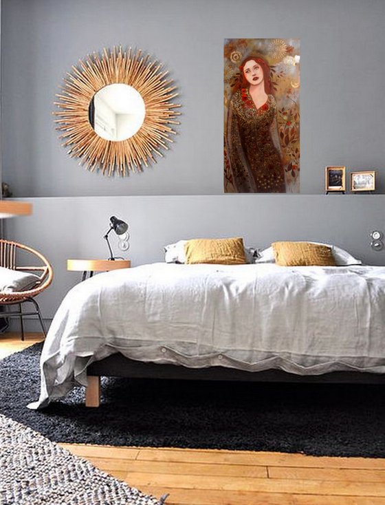 Autumn muse 40x80cm