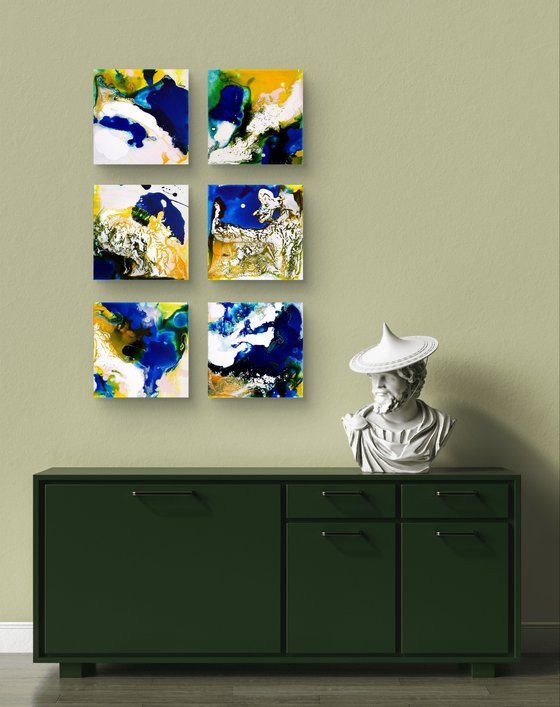N°37-N°42 ( 6 paintings )