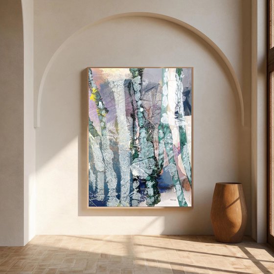 Still standing 02- Landscape tree trunks