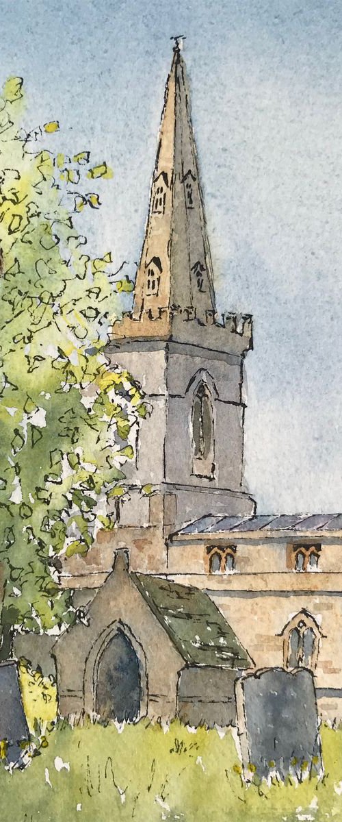 St John the Baptist Church, Kingsthorpe, Northampton by JANE  DENTON