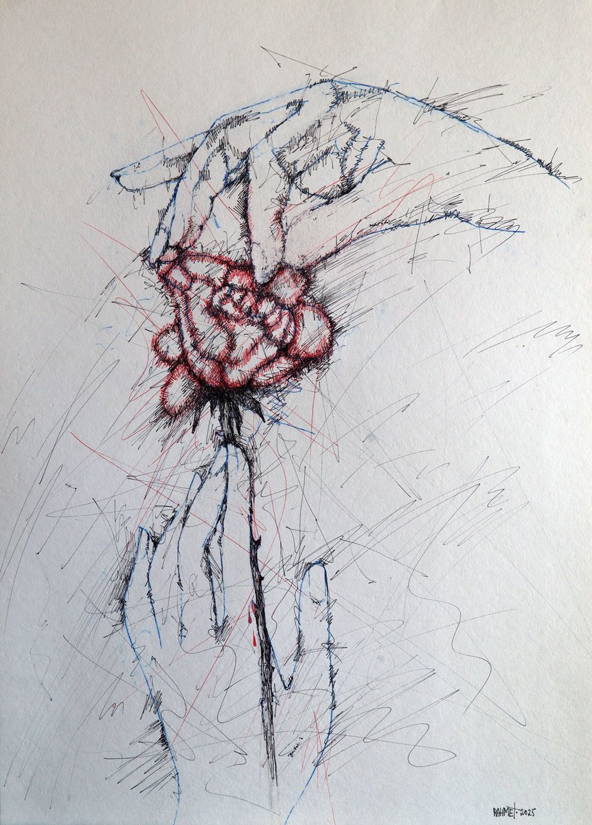  Fantasy With Flowers 268 By Rakhmet Redzhepov, 17 X 23, Artwork For Sale On Artfinder