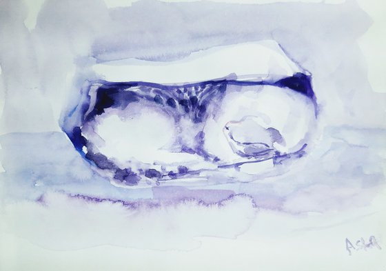 Set of two The Sleeping cats