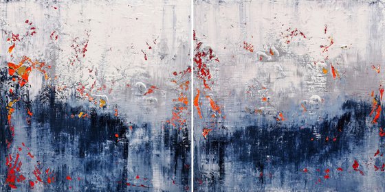 180x90cm. / abstract painting / Abstract 1231