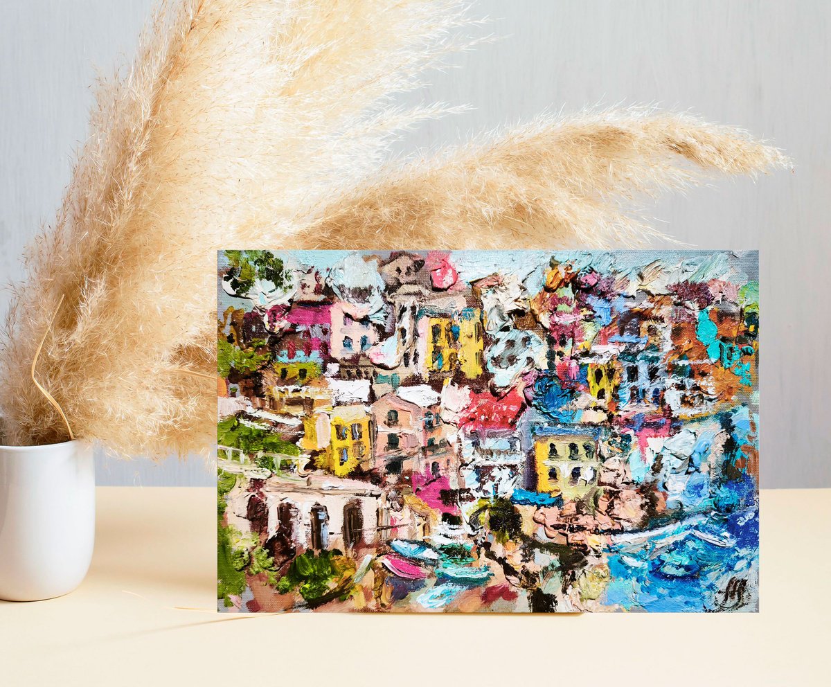 Colori Di Cinque Terre By Annet Loginova, 12 X 8, Artwork For Sale On Artfinder