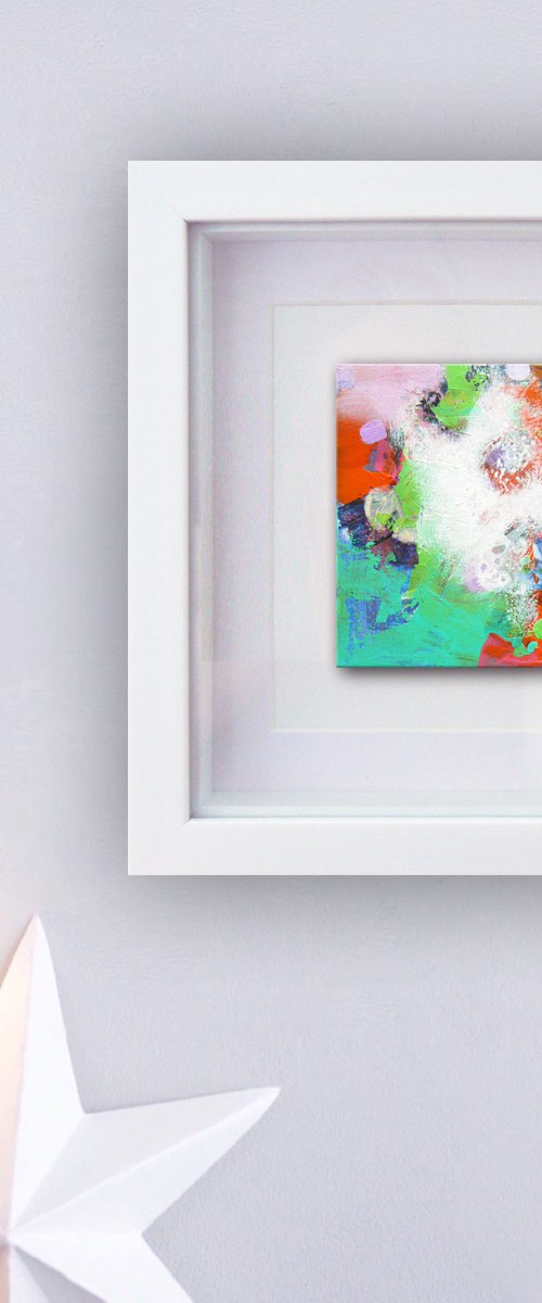 Mini original abstract #267 by Carolynne Coulson