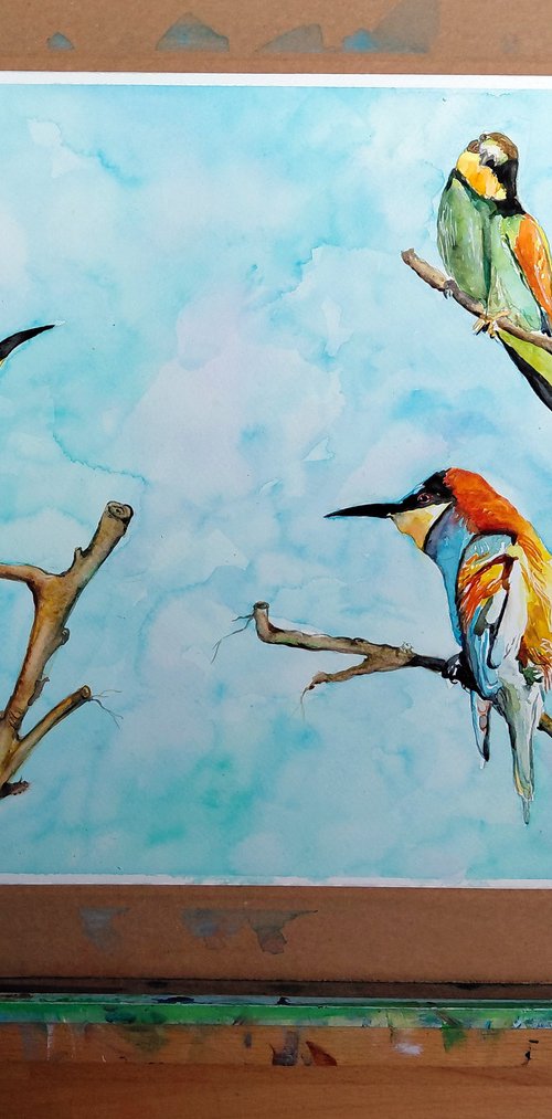 CONVERSATION ON THE BRANCH by Zoran Mihajlović Muza