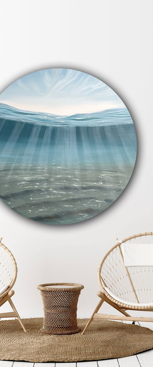 Timeless - clear water painting by Eva Volf