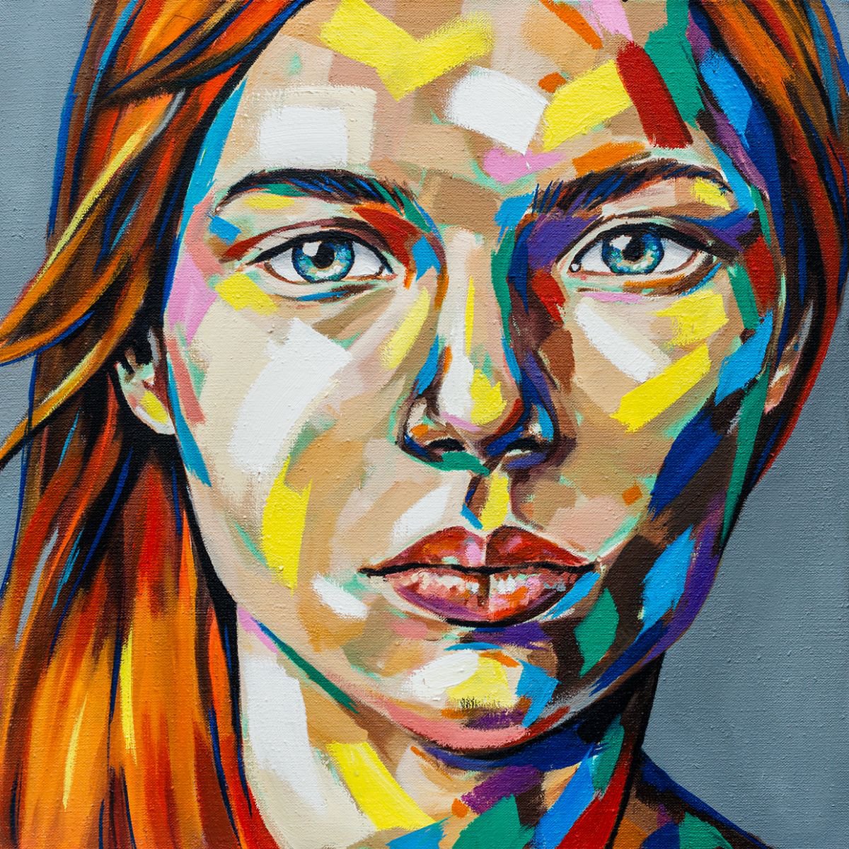 'Wondering eyes' Oil painting by Dominika Mayovich | Artfinder