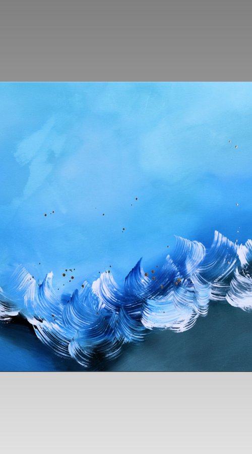 Spontaneous - Abstract Art - Acrylic Painting - Canvas Art - Abstract Painting by Edelgard Schroer