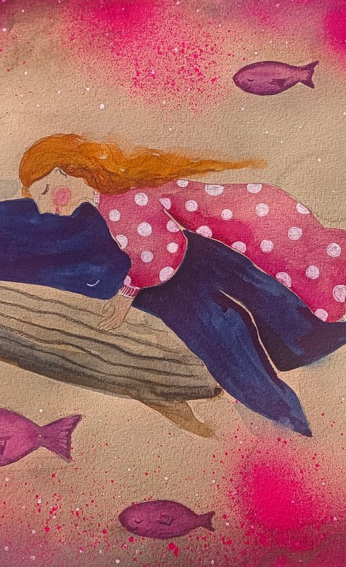 Hugging A Whale by Evgenia Smirnova