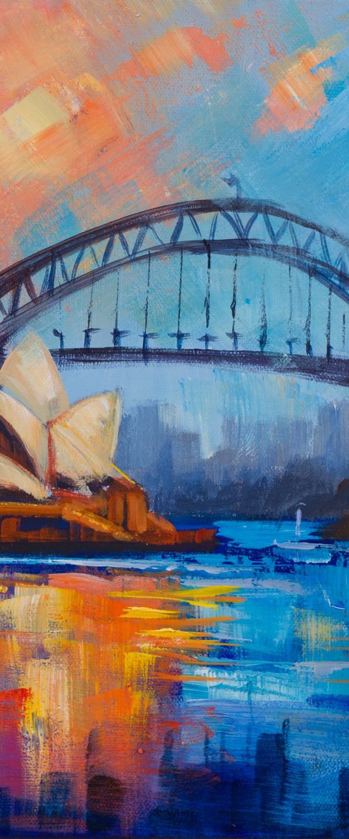 Sydney Harbour - Abstraction by Christopher Vidal