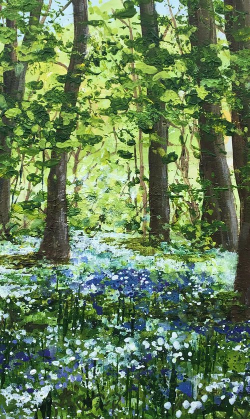 Wild Garlic and Bluebell Woods by Valerie Jobes