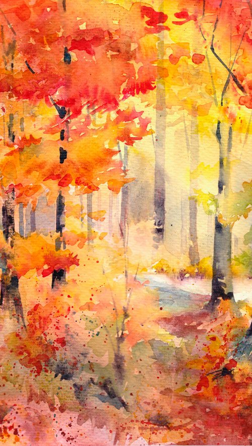 Autumn Light by Anjana Cawdell
