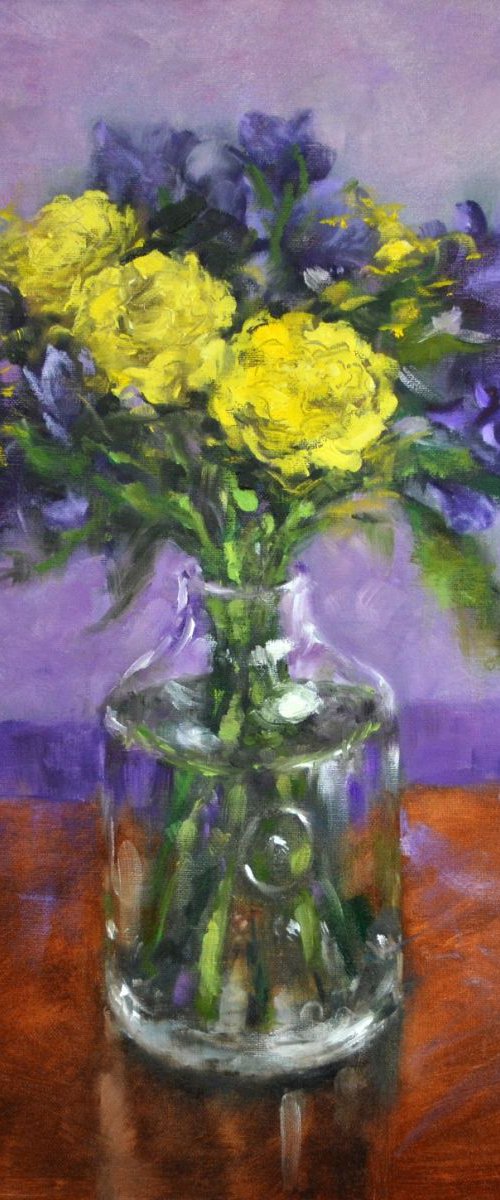 Sherbet Lemons & Violet Hues by Denise Mitchell