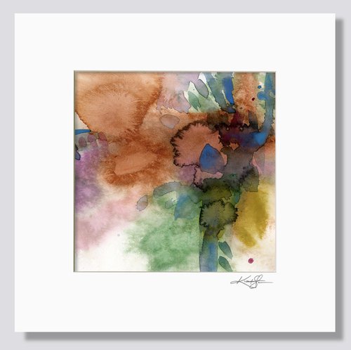 Autumn Poetry 1 - Abstract Zen Painting by Kathy Morton Stanion by Kathy Morton Stanion